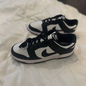 Brand new black and white dunks; women’s size 7.5